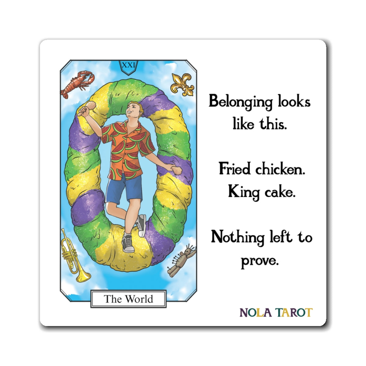 The World Tarot Magnet - End of a Journey