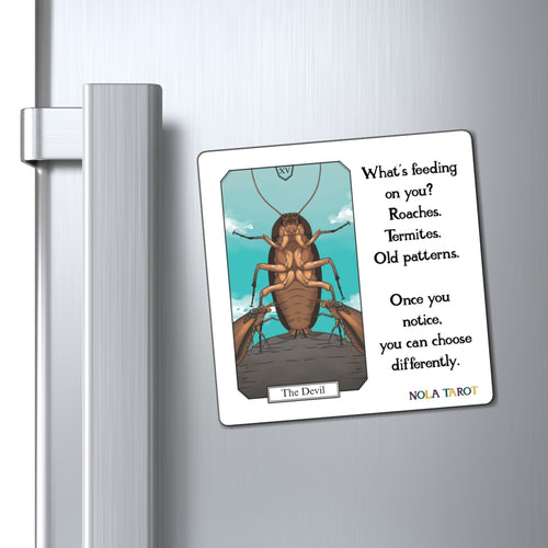 The Devil Tarot Magnet - Break Old Patterns