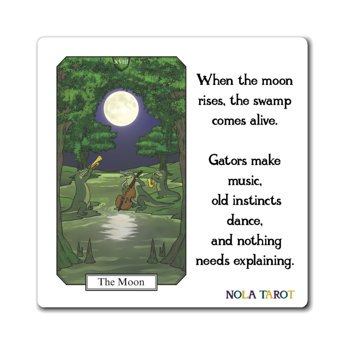 The Moon Tarot Magnet – Follow the Night’s Rhythm